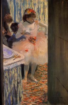 Edgar Degas : Dancer in Her Dressing Room II